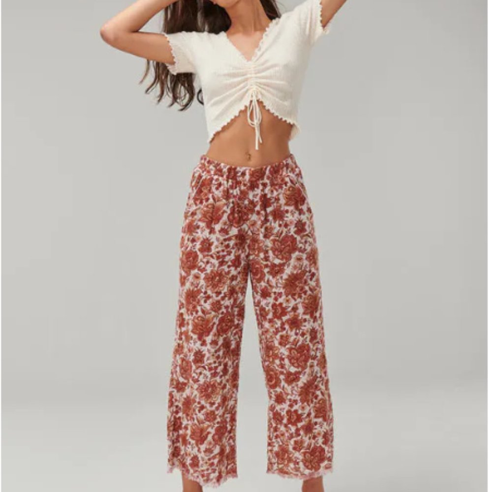 GHANDA Marigold Floral Culottes